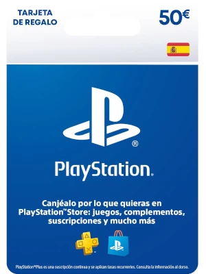 Tarjeta regalo de Play Station.